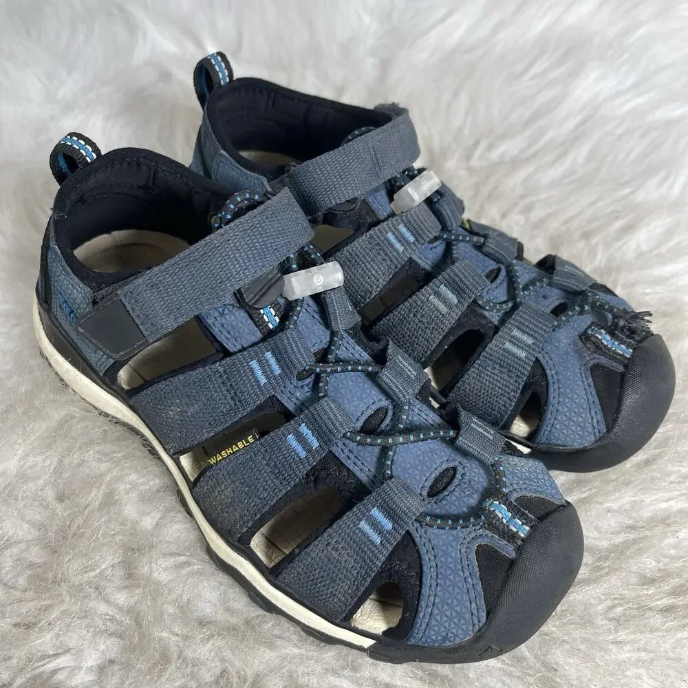 Keen Shoe Unisex Kids Newport NEO H2 Blue Washable Closed Toe Water Sandals Sz 1
